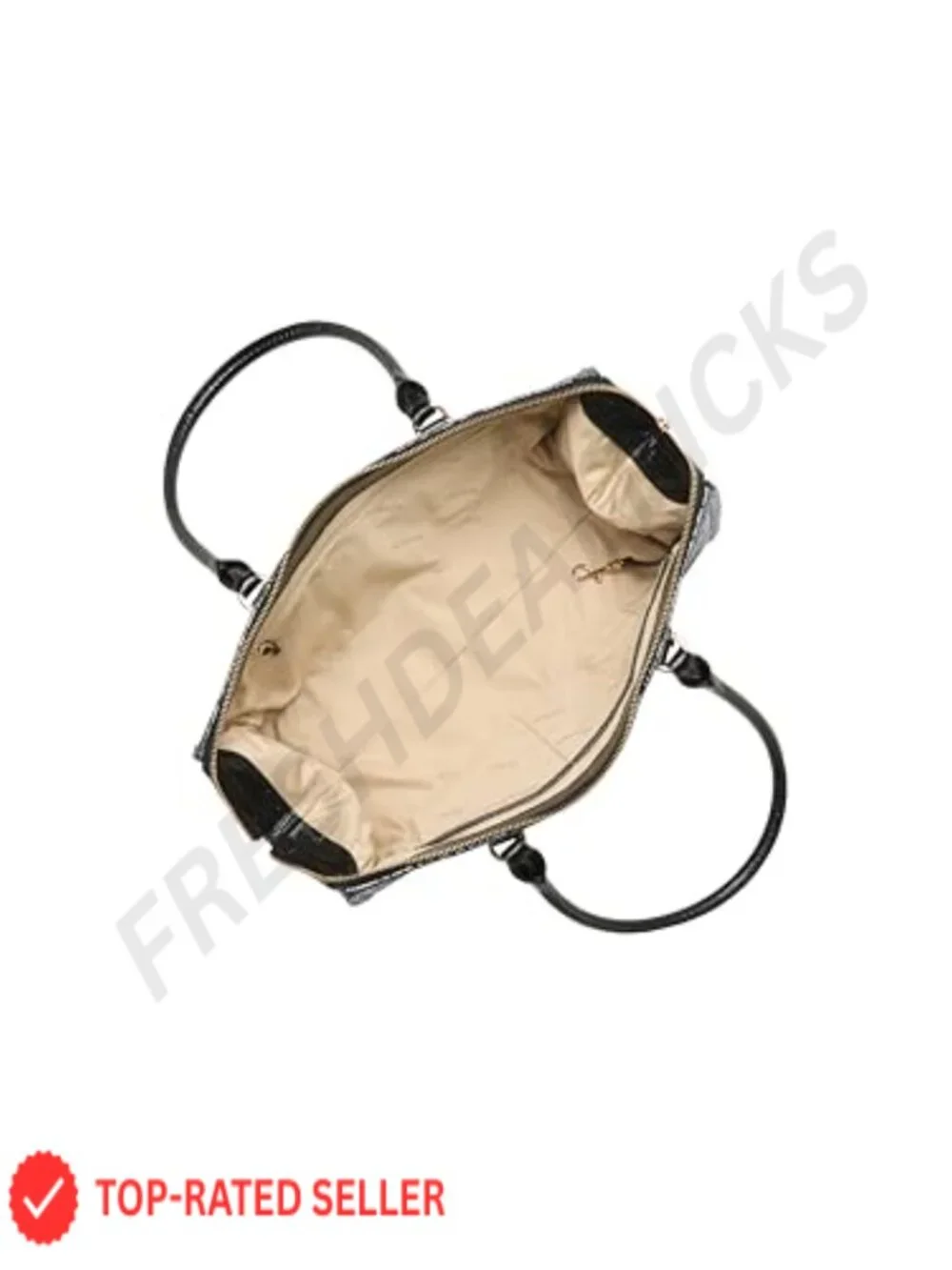 Sophia Multi Symphonic Leather Satchel Handbag with Zip Top